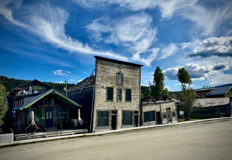 Original buildings in Dawson City