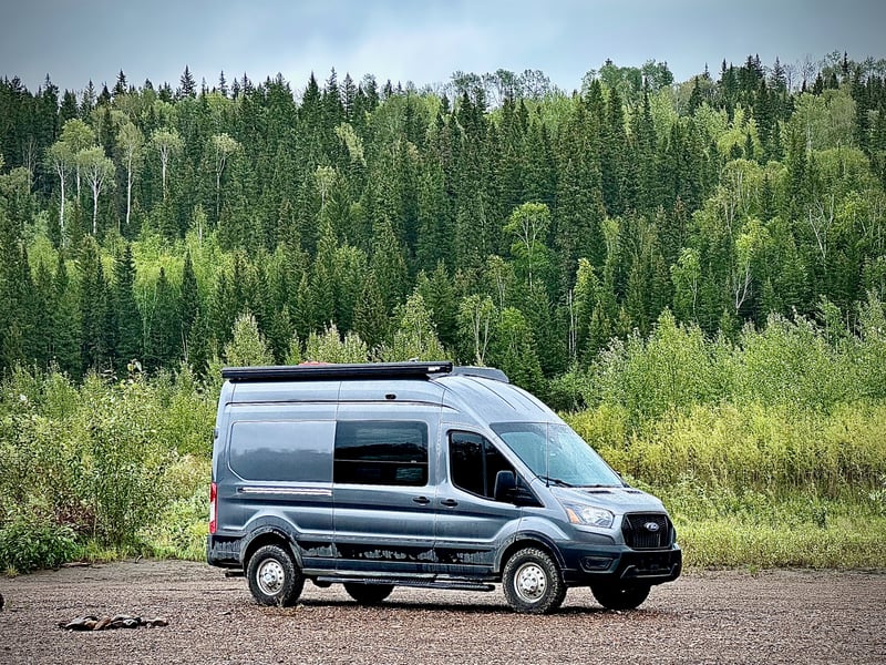 The finished van build