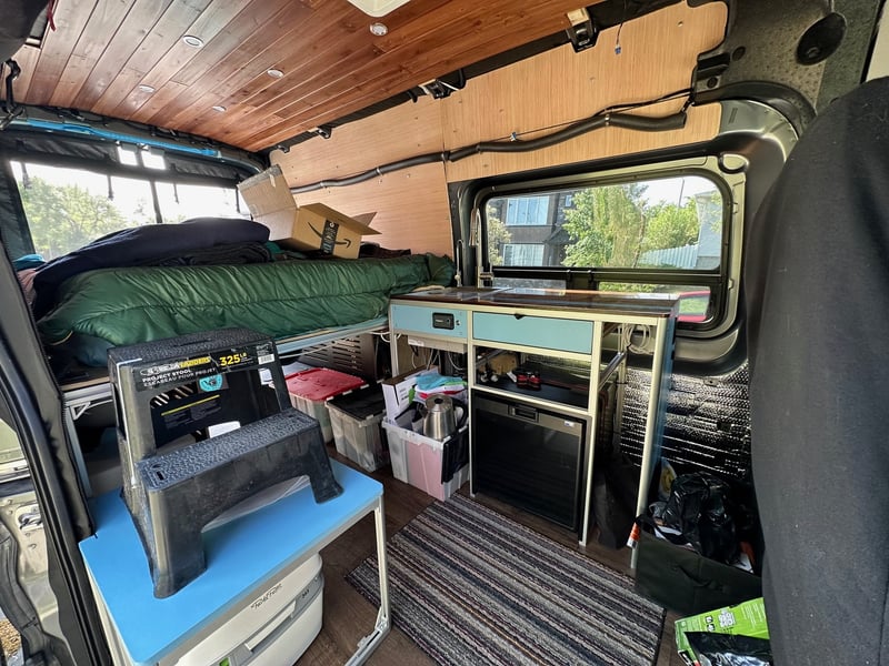 Kitchen galley on the driver's side