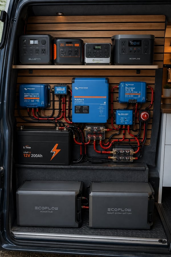 Different electrical component styles and configurations