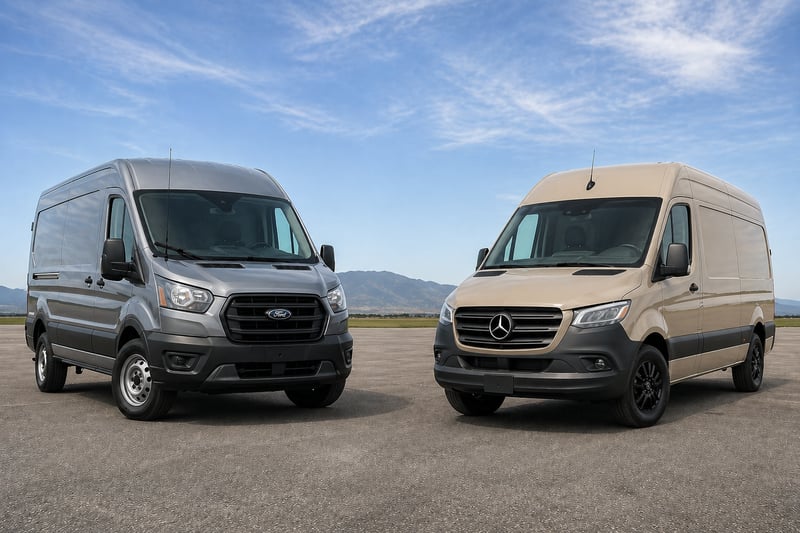 Ford Transit vs Mercedes Sprinter comparison